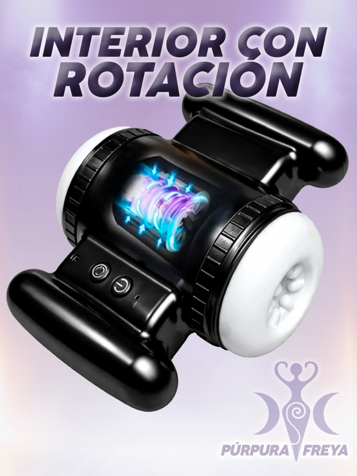 MASTURBADOR ÚLTIMA GENERACIÓN CON ROTACIÓN Y 10 MODOS DE VIBRACIÓN